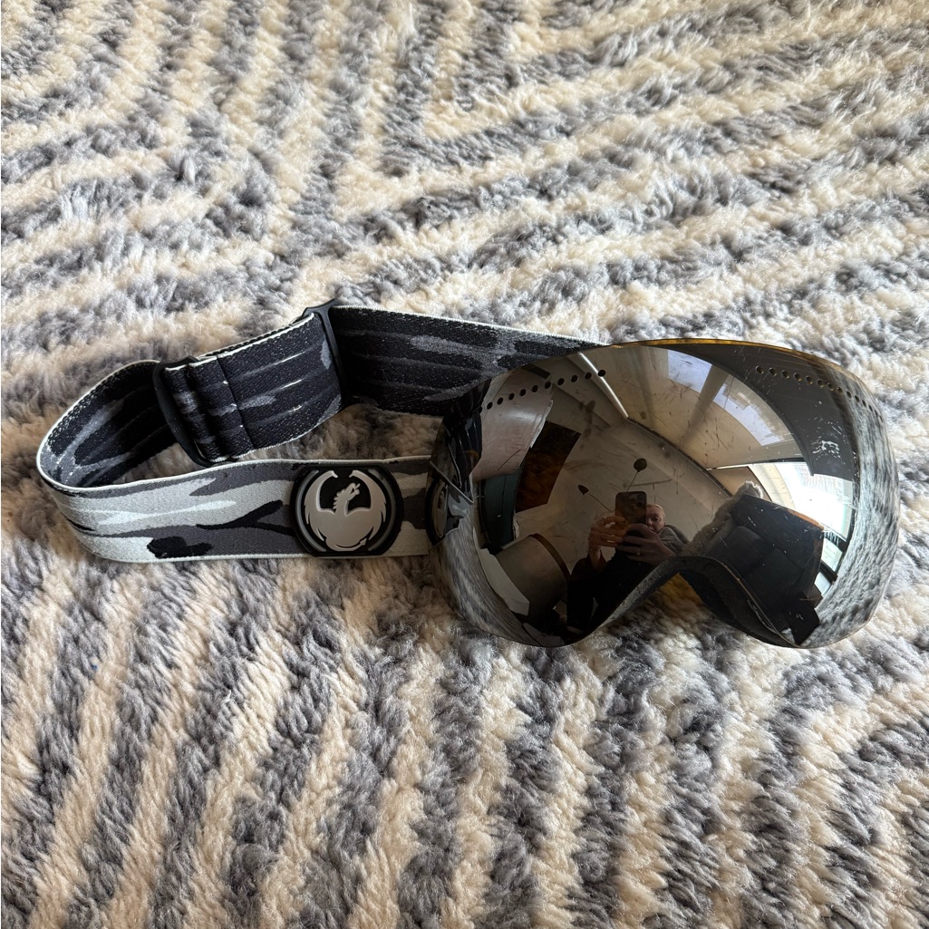 Dragon Alliance Black And Gray Ski Goggles